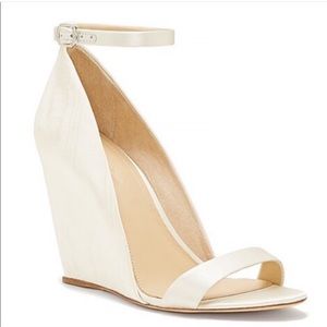 Vince Camuto wedge wedding shoes